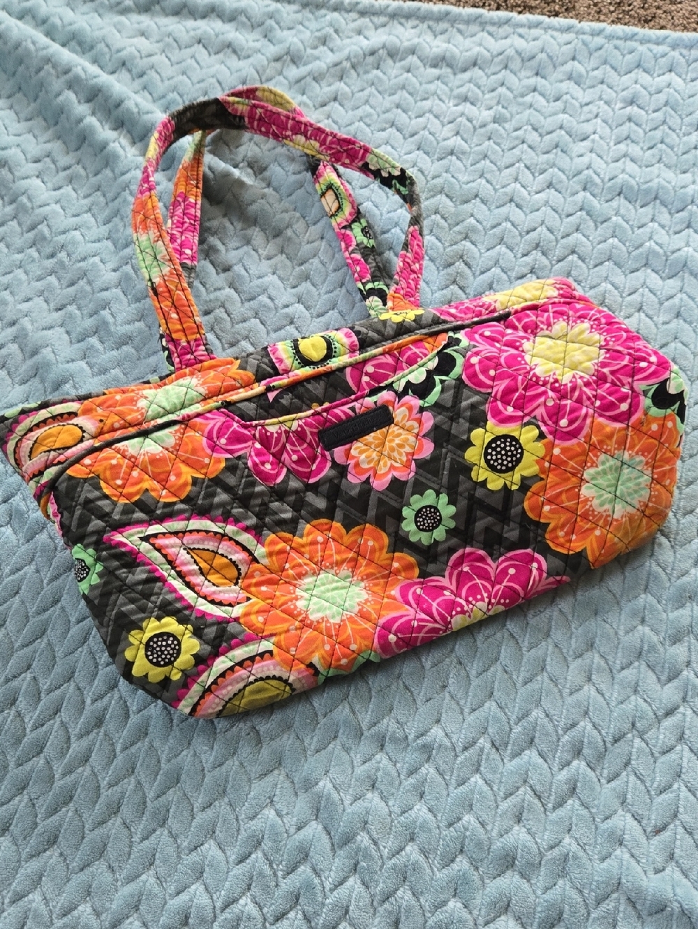 Vera Bradley Quilted Floral Shoulder Bag